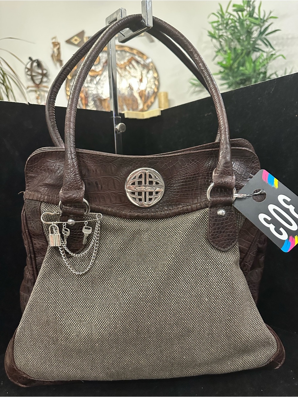 Kate Landry#303 and Leather Tote Ba”g